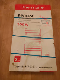Radiateur sèche-serviettes Thermor - 498212 - RIVIERA 0500W BLC SAT