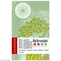 Artemio 11002172 Mini carnet, colletion Pure, Papier, Multicolore, 7 x 0,5 x 13 cm