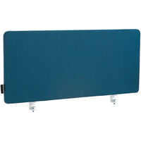 Panneau écran acoustique Curve | HxLxP 400 x 1400 x 28 mm | Bleu | Novigami - Bleu