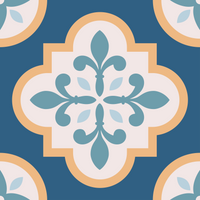 Autocollants pour carrelage (9 paquets de 12 autocollants  )- Motif marocain - TS-003-56 Tile Stickers -SARAH HOLDEN INTERIORS STICKERS  Moroccan Design - TS-003-56