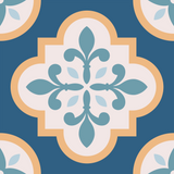 Autocollants pour carrelage (9 paquets de 12 autocollants  )- Motif marocain - TS-003-56 Tile Stickers -SARAH HOLDEN INTERIORS STICKERS  Moroccan Design - TS-003-56