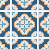 Autocollants pour carrelage (9 paquets de 12 autocollants  )- Motif marocain - TS-003-56 Tile Stickers -SARAH HOLDEN INTERIORS STICKERS  Moroccan Design - TS-003-56