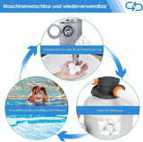 Sachet de 700g de balles filtrantes Aitsite pour système de filtration de piscine