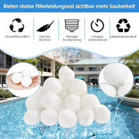 Sachet de 700g de balles filtrantes Aitsite pour système de filtration de piscine