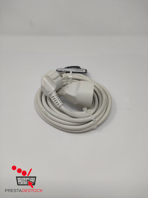 Electraline 10148023J Extension extension cable 5 m 16 A - section 3G1.5 mm² white 