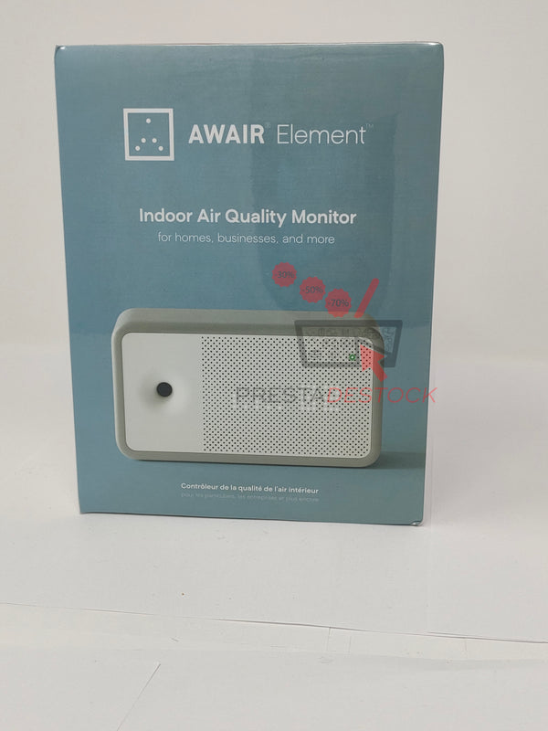 AWAIR - Appareil de Mesure de la Qualité de l'Air, CO2 (détecteur de dioxyde de carbone), de la Température, de l'Humidité, des Particules Fines (pm2.5) et des Composés Organiques Volatils (COV)