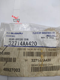 Velocímetro impulsado. Piñón Speedo DVN. OEM 32714AA420 para Subaru WRX pieza original