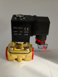 NieRuf électrovanne G 1/2" pouce laiton MV07 FKM 230V 50Hz