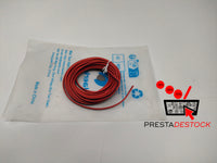 22AWG Cable Electrique Souple,0,33mm2 Fil de Cuivre Étamé,Fil Electrique en PVC à 2 Conducteurs pour Bande Lumineuse à LED/DIY 10 Mètres(5 Mètres de Noir+5 Mètres de Rouge)