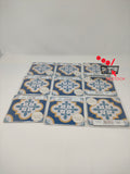 Autocollants pour carrelage (9 paquets de 12 autocollants  )- Motif marocain - TS-003-56 Tile Stickers -SARAH HOLDEN INTERIORS STICKERS  Moroccan Design - TS-003-56