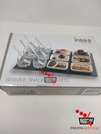 Service snacking 19 pièces INSEA