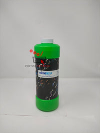 Relaxdays Liquid Soap Bubbles 1 Liter Bottle Fill Party Bubble Machine Bubble Gun, Clear