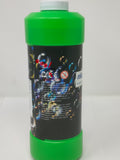 Relaxdays Liquid Soap Bubbles 1 Liter Bottle Fill Party Bubble Machine Bubble Gun, Clear
