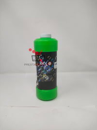 Relaxdays Liquid Soap Bubbles 1 Liter Bottle Fill Party Bubble Machine Bubble Gun, Clear