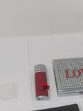 new love cigarette box with red lighter