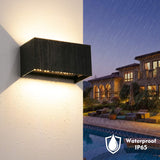 Kingwei 2 Pieces Indoor/Outdoor Wall Light 20W Outdoor Wall Light
