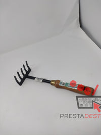 Flower rake 5 teeth TRUFFAUT ergonomic handle for leveling, compacting and raking