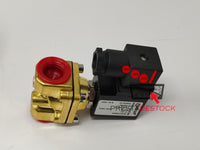 Vue d'ensemble de l'électrovanne NieRuf et de sa boîte