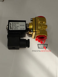 Vue d'ensemble de l'électrovanne NieRuf et de sa boîte