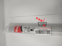 Vue d'ensemble du foret Makita dans son tube de protection, montrant la marque et la taille