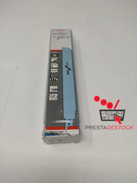 Gros plan sur l'étiquette de l'emballage des lames Bosch, montrant la référence 26086575 et le code EAN