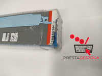 Gros plan sur l'étiquette de l'emballage des lames Bosch, montrant la référence 26086575 et le code EAN