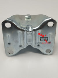 Roulette fixe Wicke de 80 mm de diamètre, référence 01/80/25R, avec un support métallique