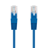 Latiguillo Ethernet AWG24 Cat.5e UTP RJ45, azul, 10m