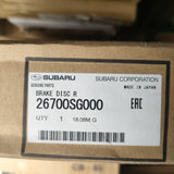 OEM 26700SG000 set of 2 REAR BRAKE DISCS for Subaru FORESTER