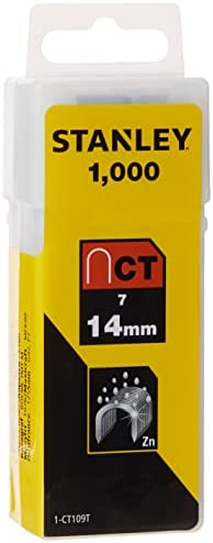 STANLEY® 1-CT109T Cable Staples Type 7 CT100 14mm CT109T (Pack 1000) STA1CT109T