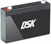 DSK 10320 - Batterie au Plomb AGM Rechargeable scellée 6V 7Ah.