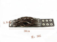 Cuff Bracelet - Great for Men, Women, Teens, Boys, Girls SL2460 (Black)