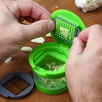 Garlic chopper, the perfect addition to any kitchen, lime green