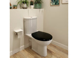 sensea Essential Black PVC Toilet Seat