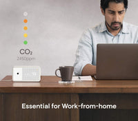 AWAIR - Appareil de Mesure de la Qualité de l'Air, CO2 (détecteur de dioxyde de carbone), de la Température, de l'Humidité, des Particules Fines (pm2.5) et des Composés Organiques Volatils (COV)