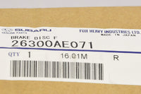 OEM 26300AE071 SET OF 2 BRAKE DISCS Front Genuine For Subaru BRZ, Forester, Impreza, Legacy, WRX