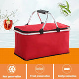 Outdoor Camping Folding Picnic Cooler Baskets