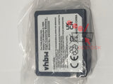 vhbw Battery Compatible with Panasonic SDR-S100, SDR-S100EG-S, SDR-S150, SDR-S150EG-S, SDR-S200