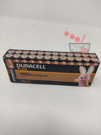 Duracell - Piles alcalines AAA Plus, 1.5 V LR03 MN2400, paquet de 24 / 5000394146679