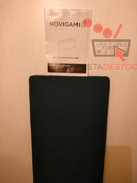 Curve acoustic screen panel | HxWxD 400 x 1400 x 28 mm | Blue | Novigami - Blue