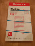 Thermor towel radiator - 498212 - RIVIERA 0500W BLC SAT