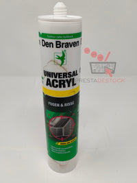 Den Braven CUA33A501002 Universal Acryl Acrylic sealant -20 to +75° Good adhesion