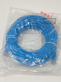 Câble patch Ethernet AWG24 Cat.5e UTP RJ45, bleu, 10m