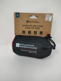 Mountain Warehouse - Funda impermeable para mochila grande de 55 a 100 l, protección impermeable para mochila, bolsa de almacenamiento, tela antidesgarros, para caminar, viajar