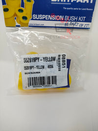 BRITPART YELLOW BUSHING SET FOR SHOCK ABSORBERS 552818PY-YELLOW