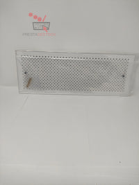 Design grille Pisa white supply and return 430×160 mm Zehnder CLD wide, Pisa white, 430 x 160 mm