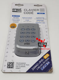 code keypad - zamak - 2 relays - urmet 141212 