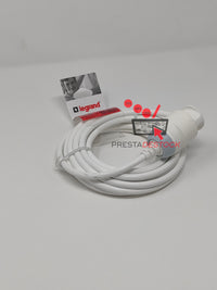 Legrand - Extension for a plug with earth - plastic - 5m - White 