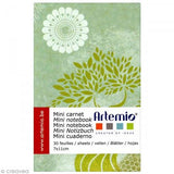 Artemio 11002172 Mini Notebook, Pure Collection, Paper, Multi-Colour, 7 x 0.5 x 13 cm