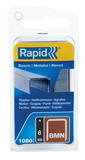 Rapid BMN Finewire staple 8 mm 1080 pieces, packed in narrow blister
